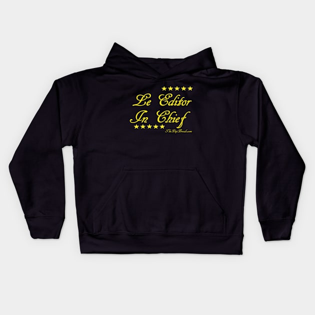 Le Editor In Chief Kids Hoodie by The Bob Culture Podcast